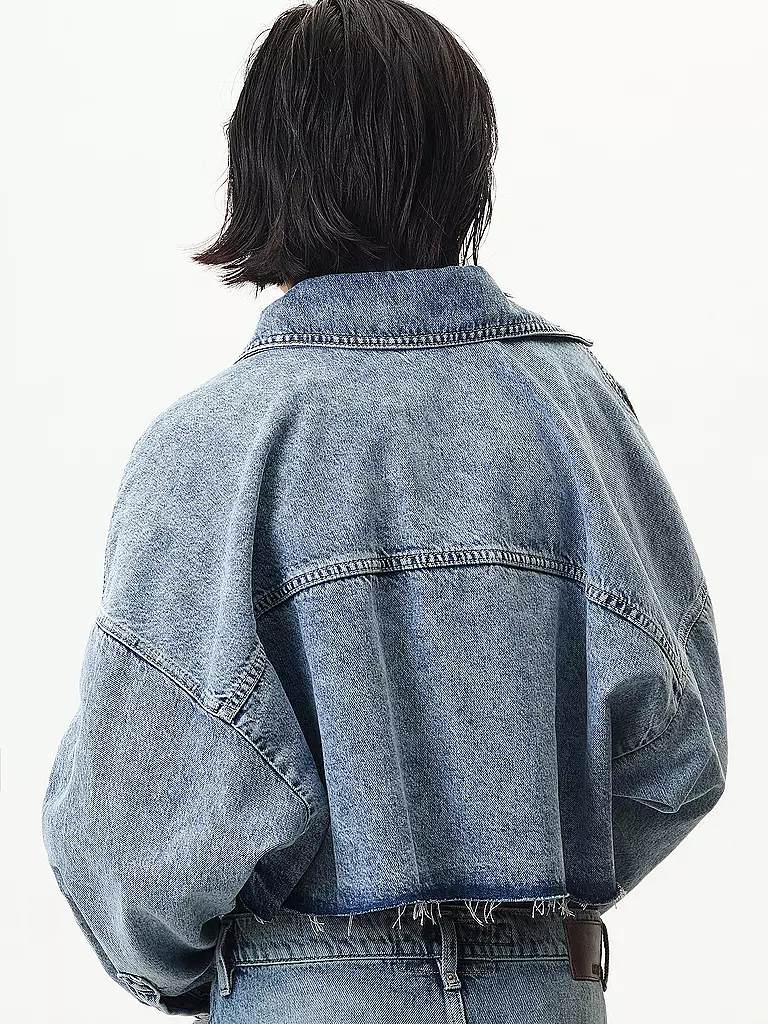 Jeansjacke discount oversized cropped